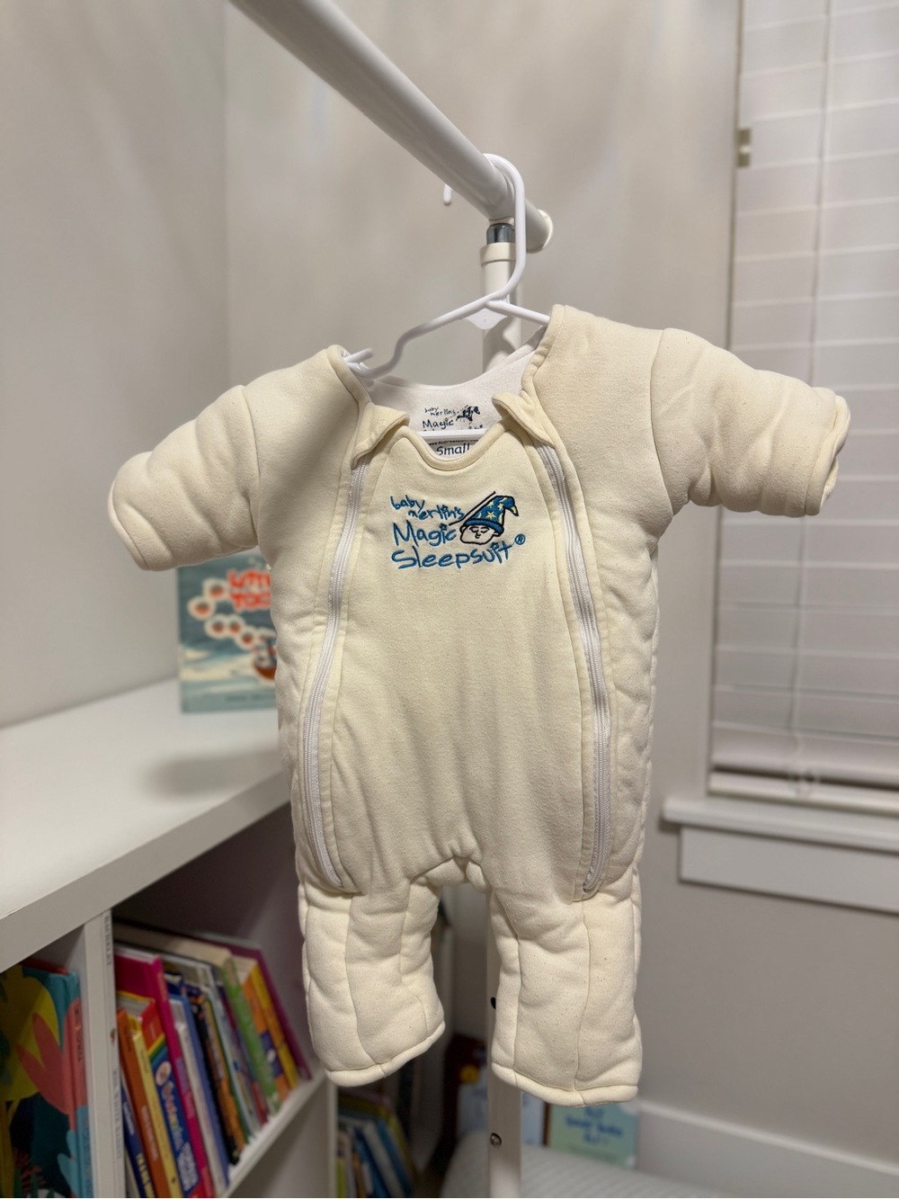 3-6m Baby Merlin's Magic Sleepsuit cream color